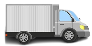 Truck without background