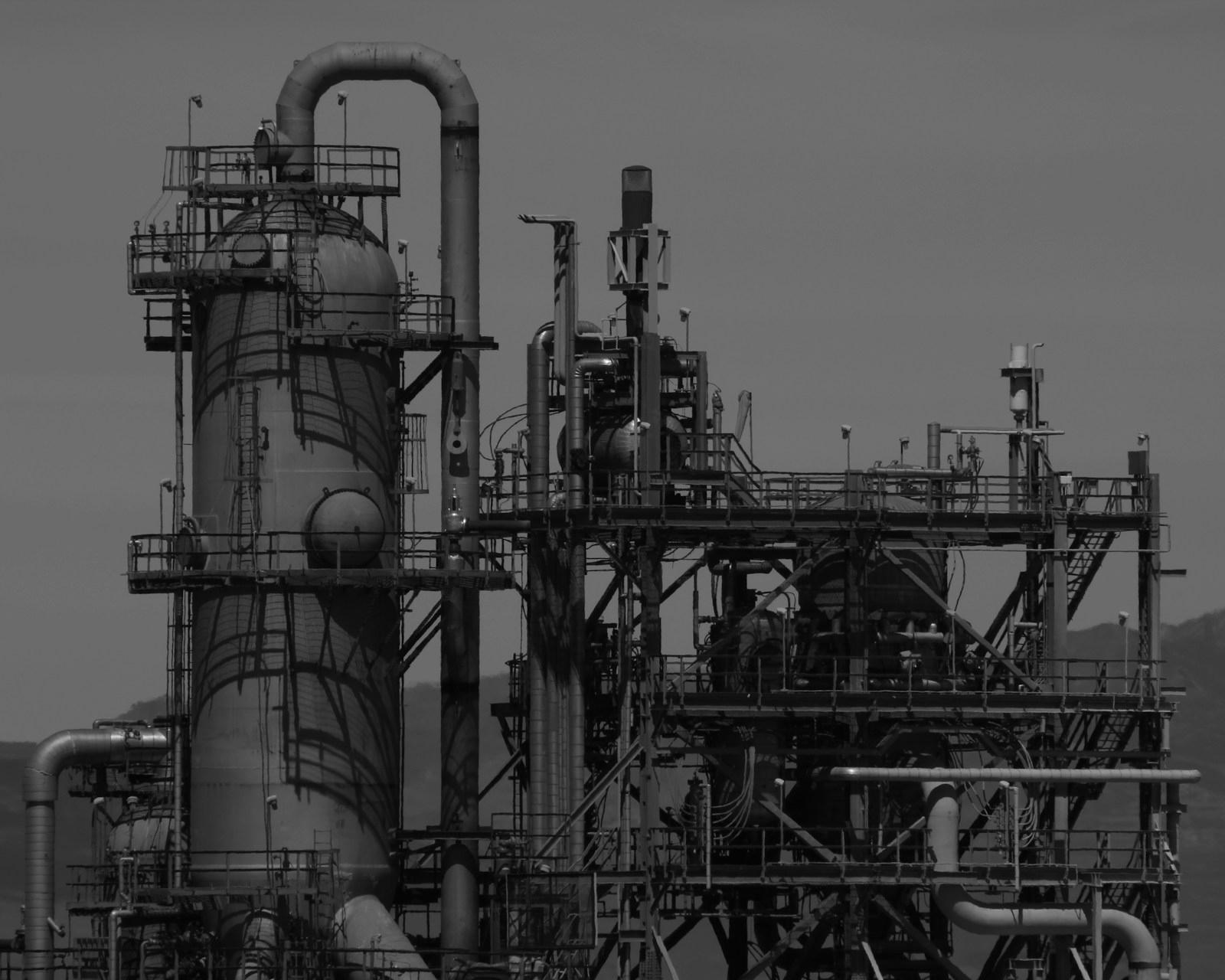 Industrial chemical processing plant